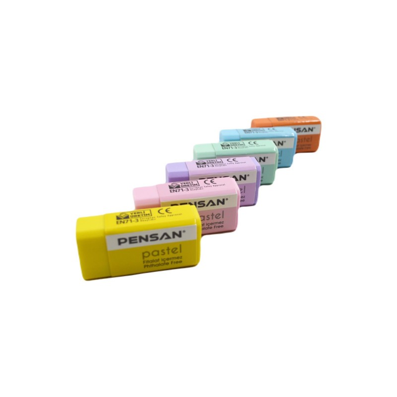 GOMME COULEUR PASTEL PENSAN